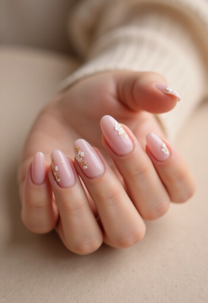30 Graceful Almond Nail Ideas for Feminine - 1. Blush Ombre Delight