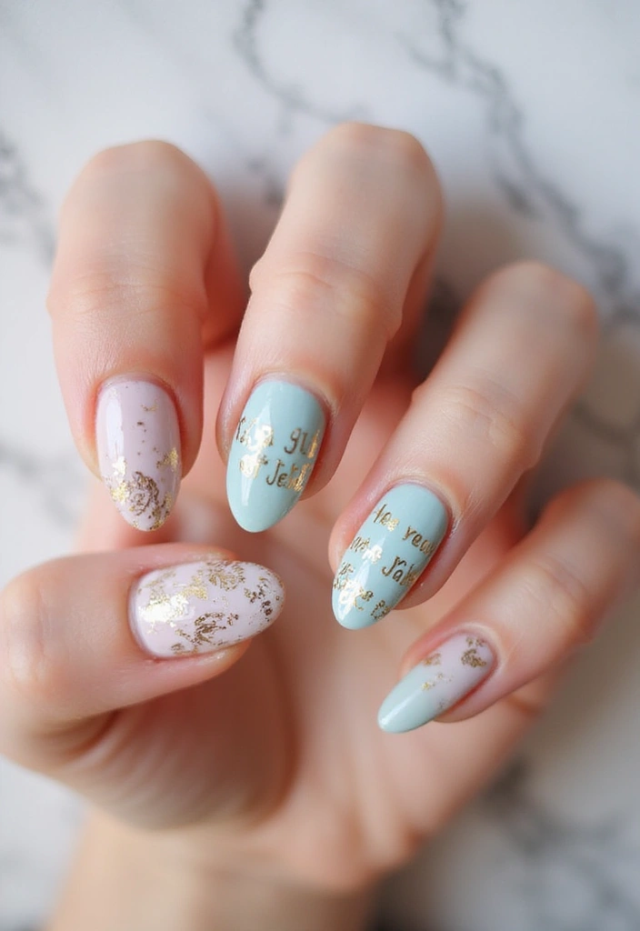 30 Personalized Nails with Initials for Heartfelt - 21. Powerful Quotes