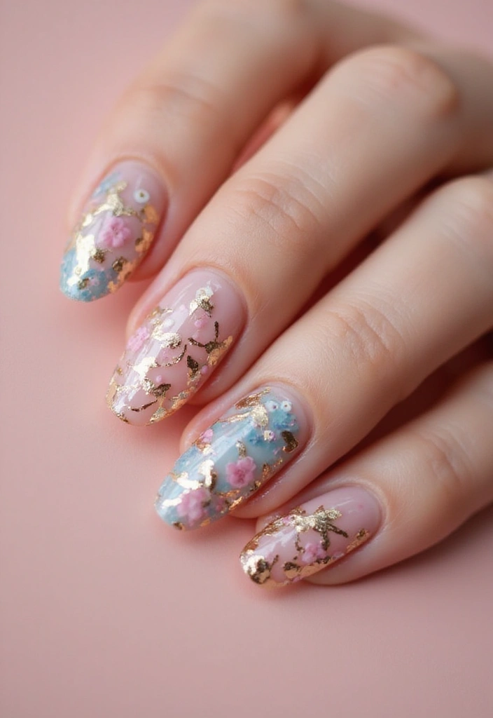 30 Personalized Nails with Initials for Heartfelt - 23. Artistic Frame