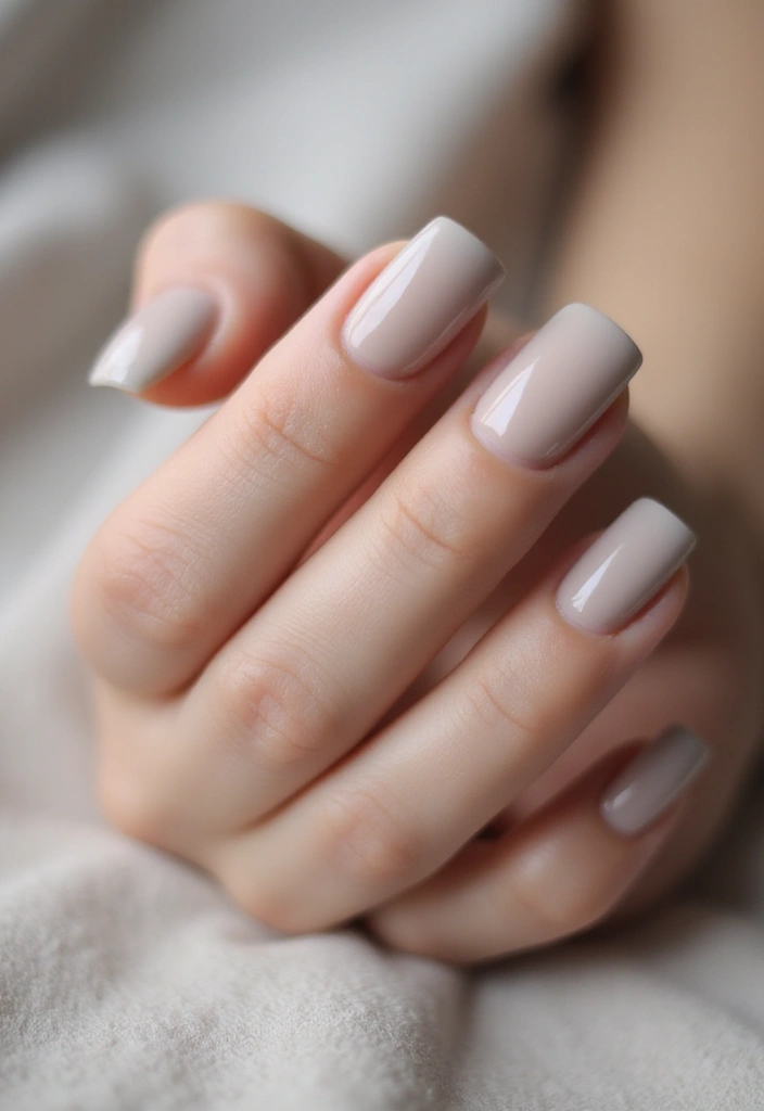 30 Short Square Acrylic Nail Ideas for Compact Chic - 2. Minimalistic French Tips