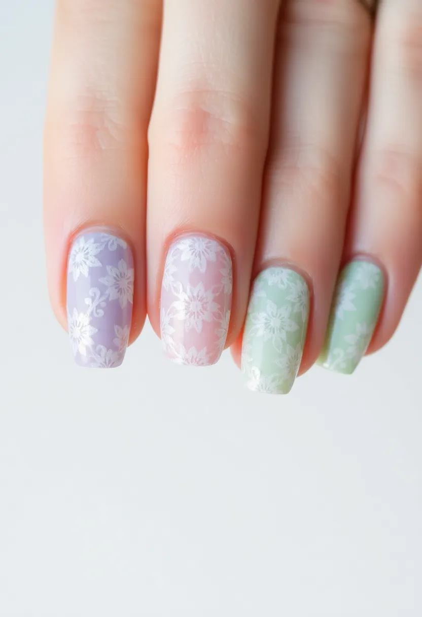 30 Step-by-Step Nail Tutorial Ideas for Easy Nail Art - 20. Lace Nail Art