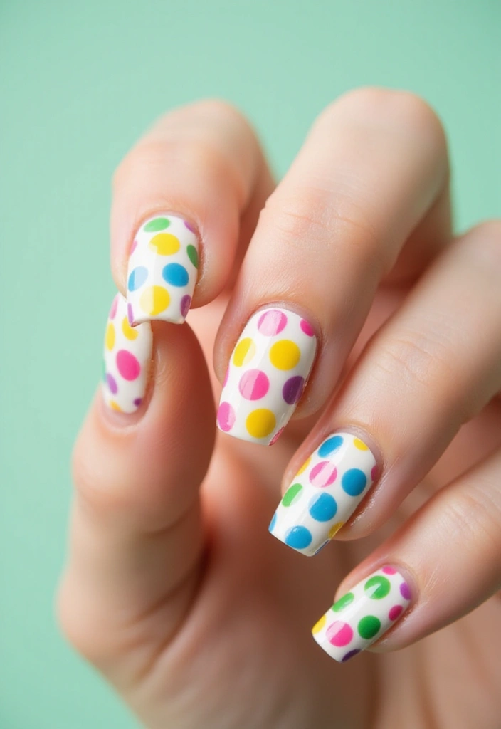 30 Step-by-Step Nail Tutorial Ideas for Easy Nail Art - 3. Polka Dot Fun