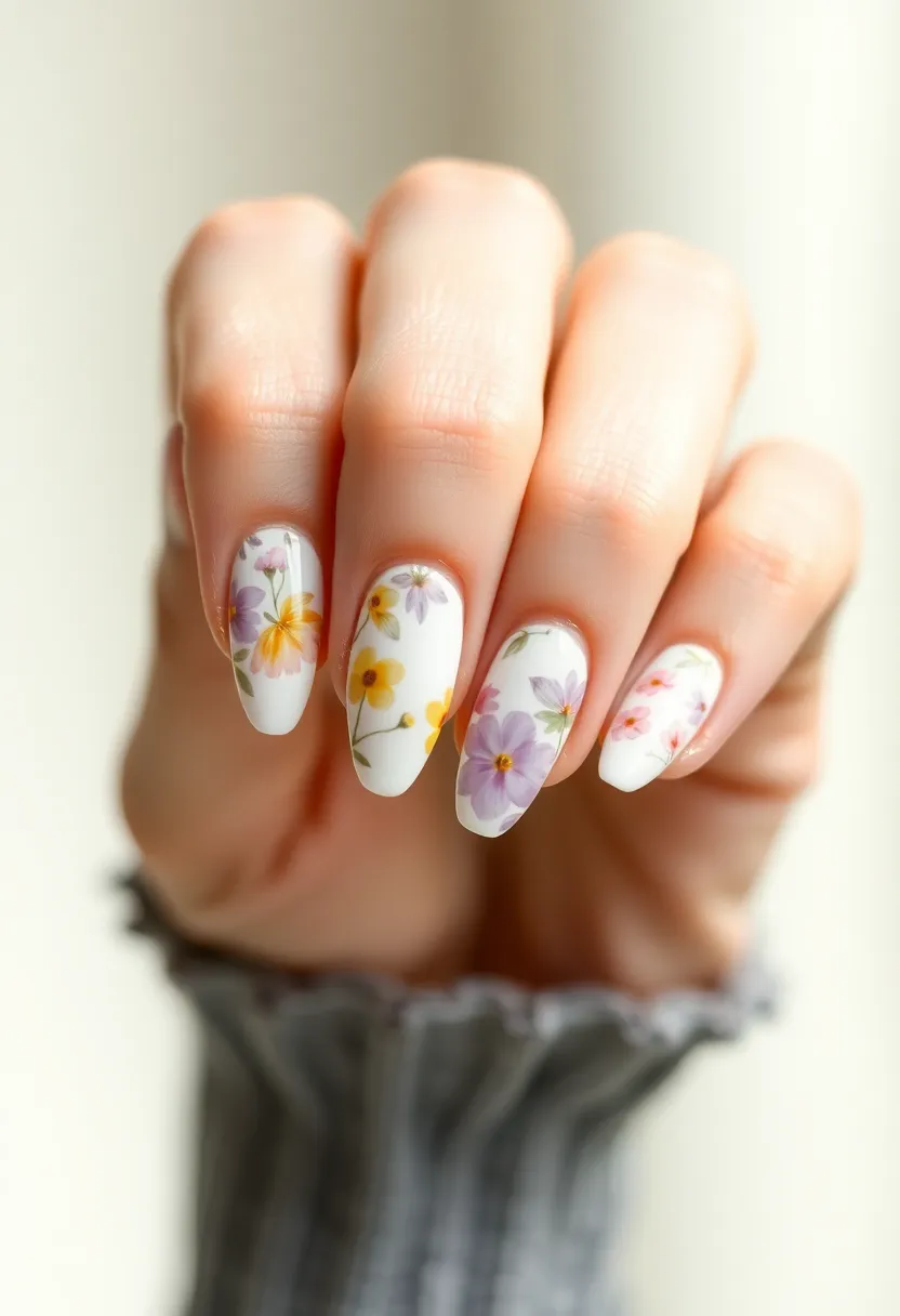 30 Step-by-Step Nail Tutorial Ideas for Easy Nail Art - 5. Floral Designs