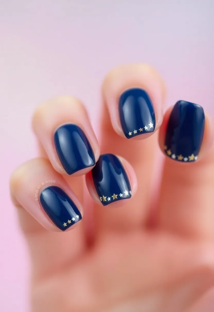 30 Twinkling Nails with Stars for Celestial - 20. Twinkling Star Borders