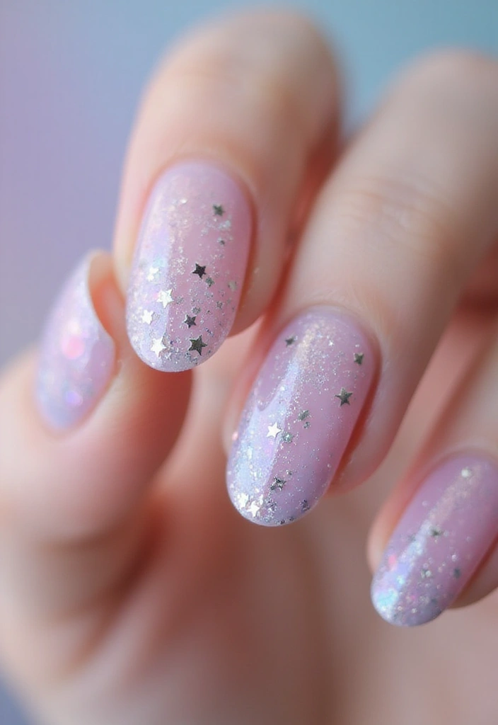 30 Twinkling Nails with Stars for Celestial - 3. Glittering Star Clusters