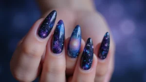 30 Twinkling Nails with Stars for Celestial