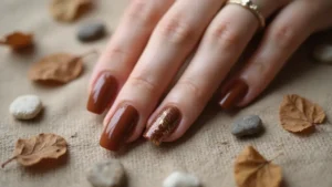 30 Warm Brown Nail Ideas for Earthy Elegance