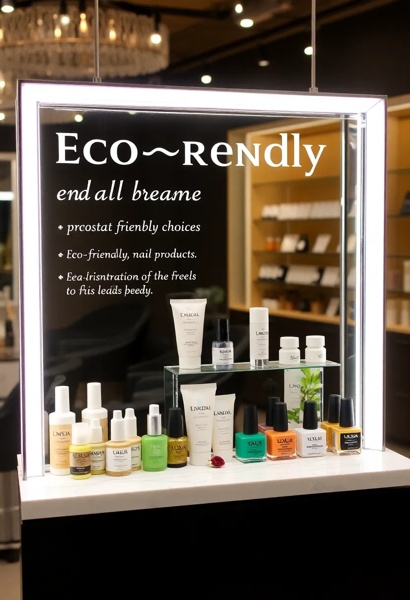 32 Pro Nail Tech Hacks and Ideas for Salon Superstar Status - 24. Highlighting Eco-Friendly Brands