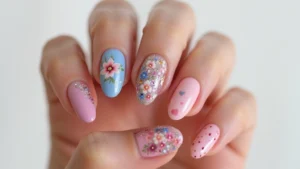 35 Almond Acrylic Nail Ideas for Curved