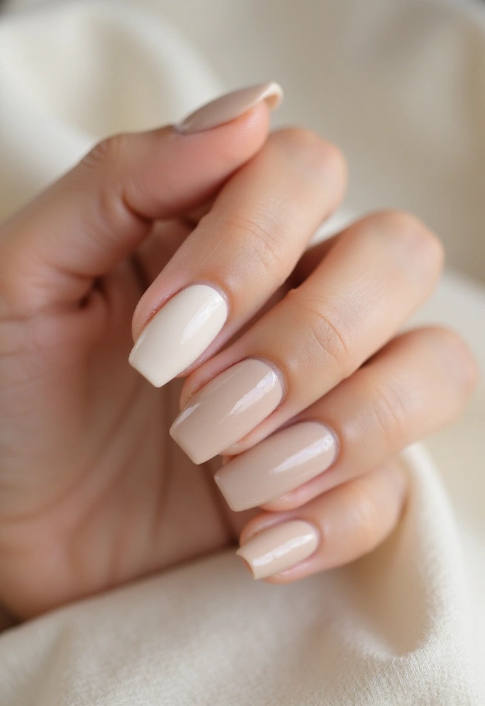 35 Basic Nail Ideas for Timeless Elegance - 2. Neutral Shades
