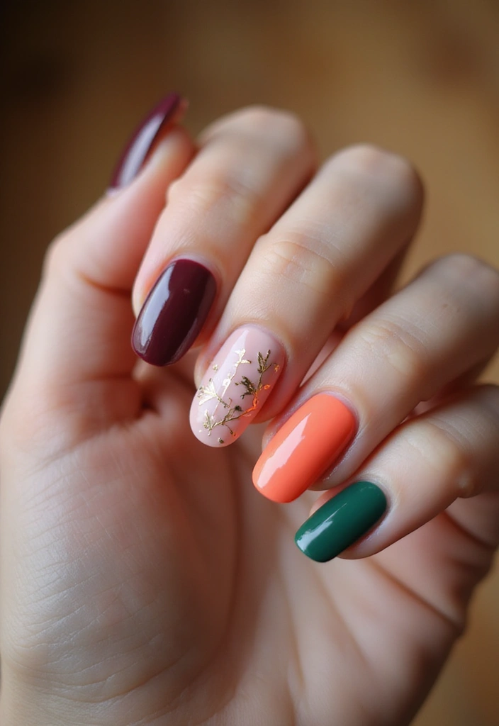 35 Basic Nail Ideas for Timeless Elegance - 31. Seasonal Colors