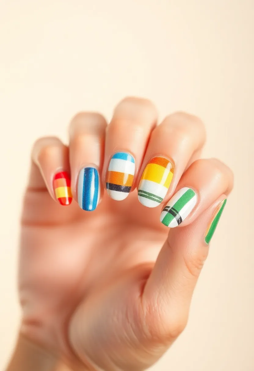 35 Cute Nail Ideas for Whimsical - 20. Colorful Crayon Inspiration