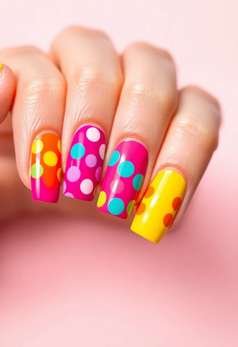 35 Cute Nail Ideas for Whimsical - 6. Playful Polka Dots