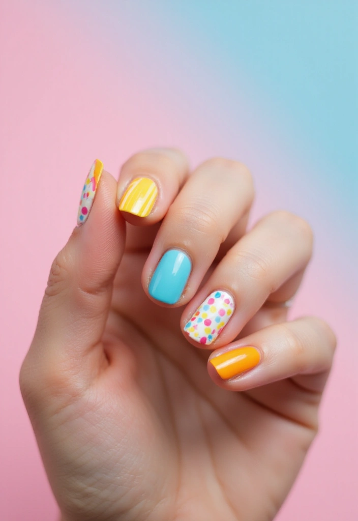 35 Elegant Almond Nail Ideas for Refined - 13. Candy Colors