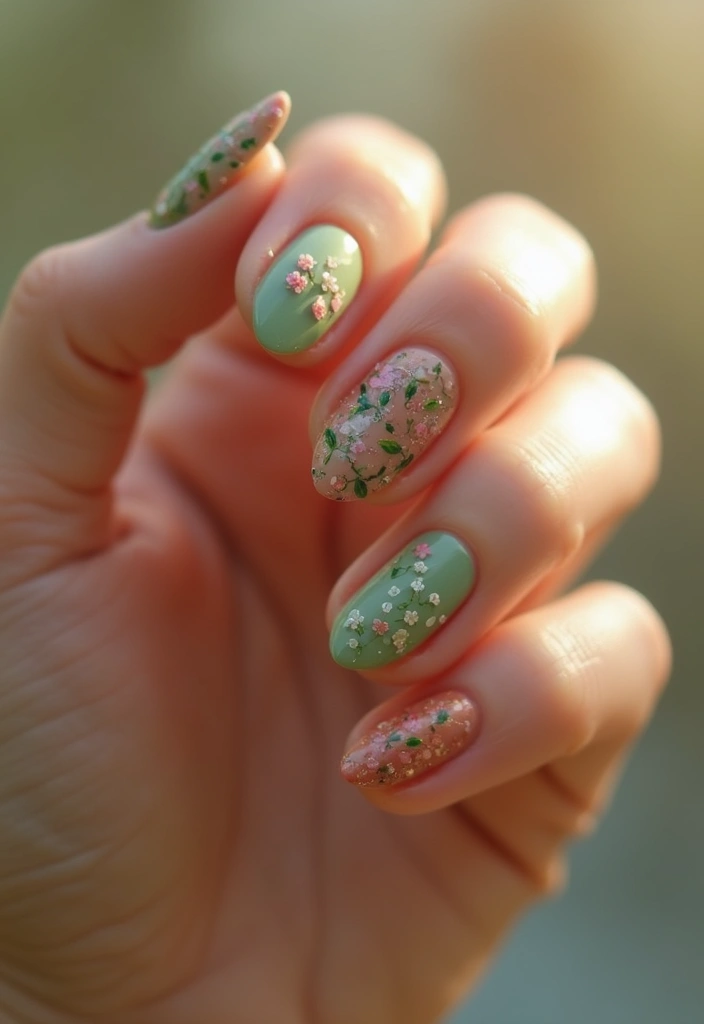 35 Elegant Almond Nail Ideas for Refined - 26. Seasonal Shades