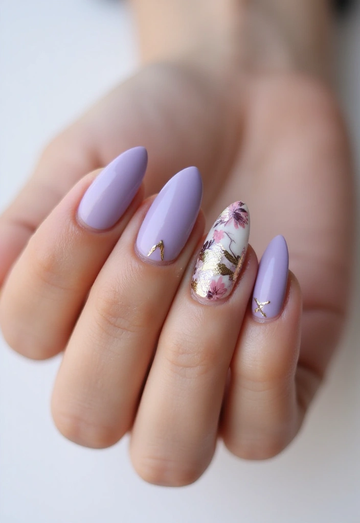35 Elegant Almond Nail Ideas for Refined - 35. Combination Chic