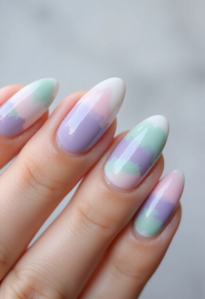 35 Essential Nail Ideas from Basic to Bold and Beyond - 34. Dreamy Watercolor