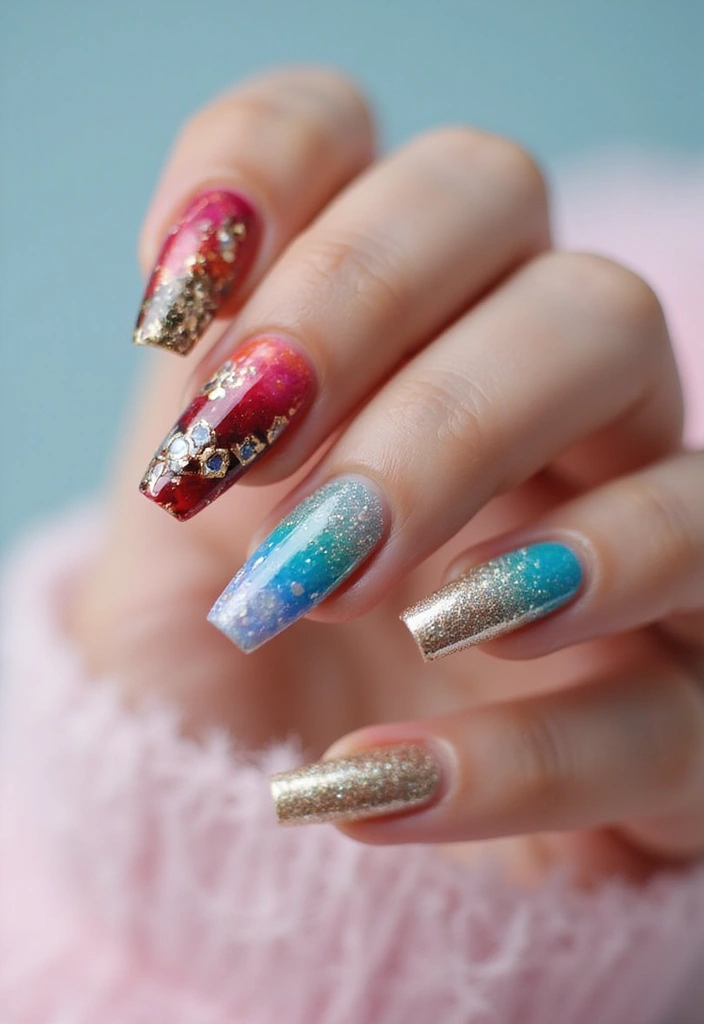 35 Fierce Acrylic Stiletto Nail Ideas for Sharp Drama - 20. Celebrity Inspired