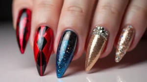 35 Fierce Acrylic Stiletto Nail Ideas for Sharp Drama