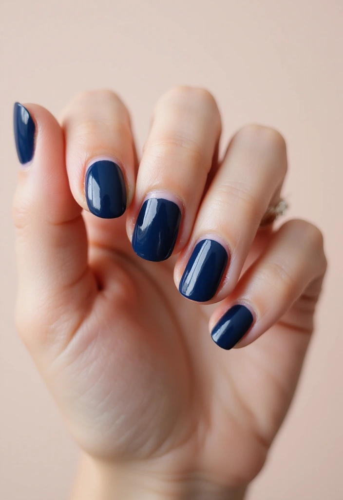 35 French Nail Ideas with Irresistible Twists - 16. Reverse French Manicure