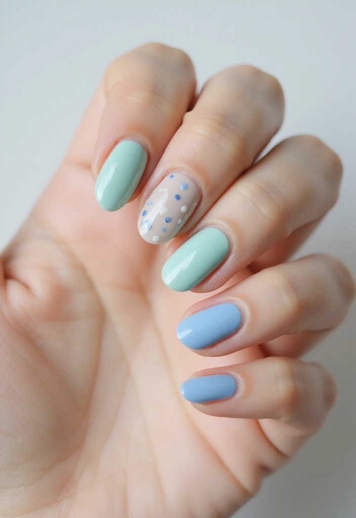 35 Gel Nail Ideas for Shiny - 1. Eco-Friendly Pastel Hues