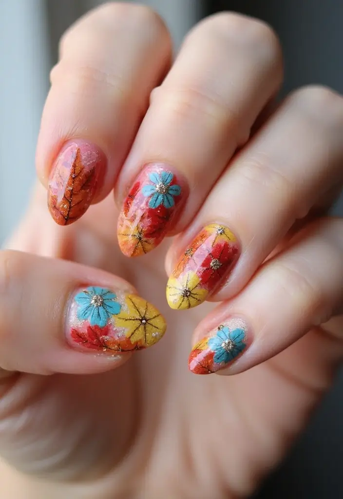 35 Gel Nail Ideas for Shiny - 10. Seasonal Styles