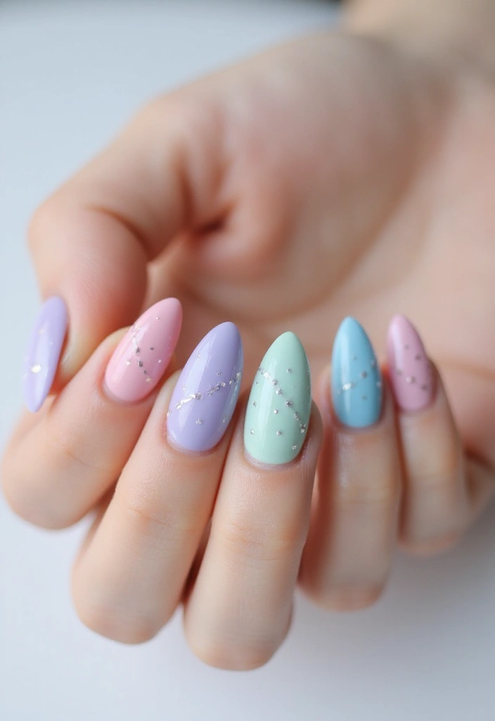35 Gel Nail Ideas for Shiny - 30. Delicate Dot Work