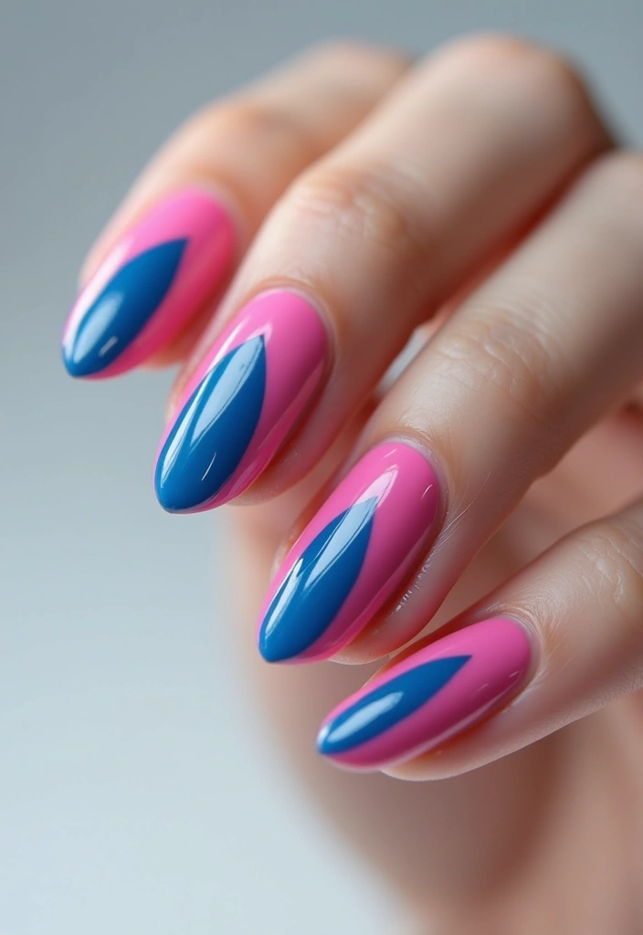 35 Gel Nail Ideas for Shiny - 32. Bold Stripes