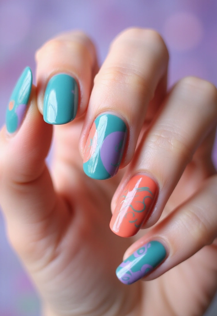35 Must-Try Spring Nails for 2025's Hottest Seasonal Trends - 11. Swirls and Twirls
