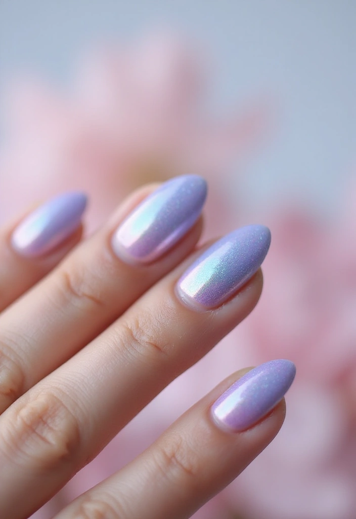 35 Nail Polish Ideas for Colorful: Coated Creativity - 33. Ethereal Glow