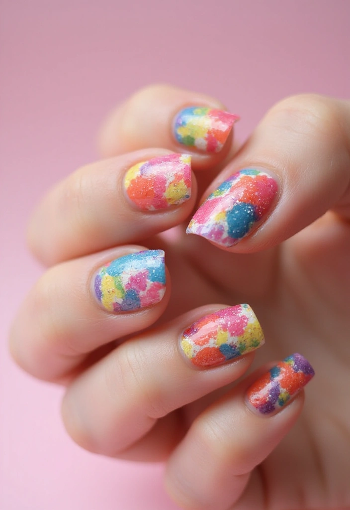 35 Playful Nails with Bows for Irresistibly Girly Charm - 16. Abstract Bow Art