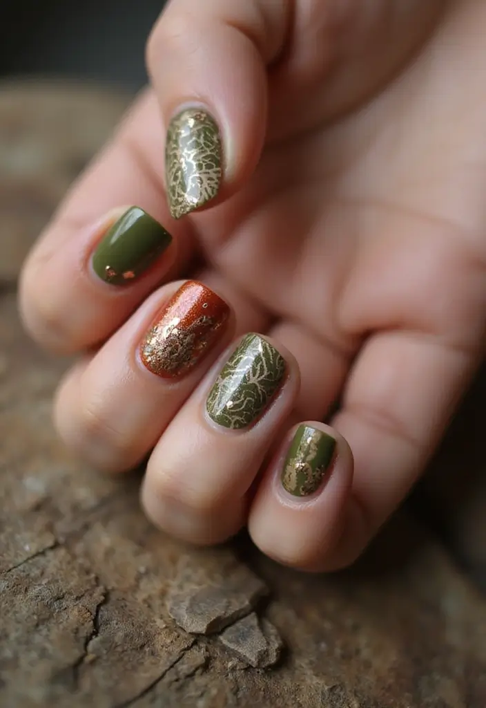 35 Sharp Stiletto Nail Ideas for Daring - 20. Bohemian Vibes