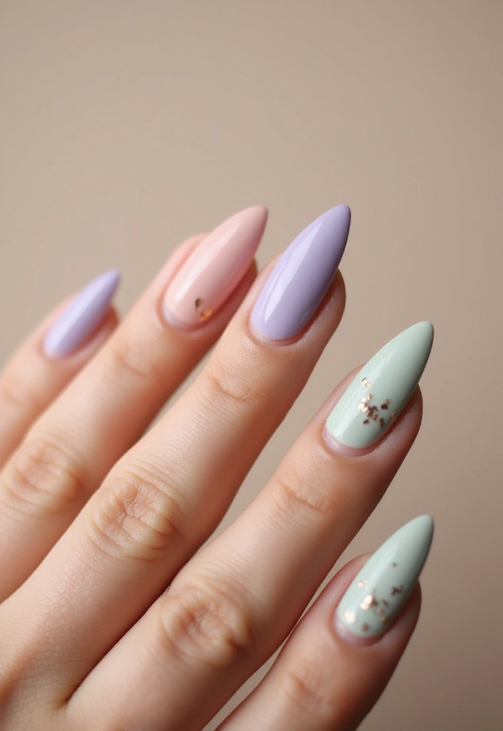 35 Sharp Stiletto Nail Ideas for Daring - 34. Everyday Elegance