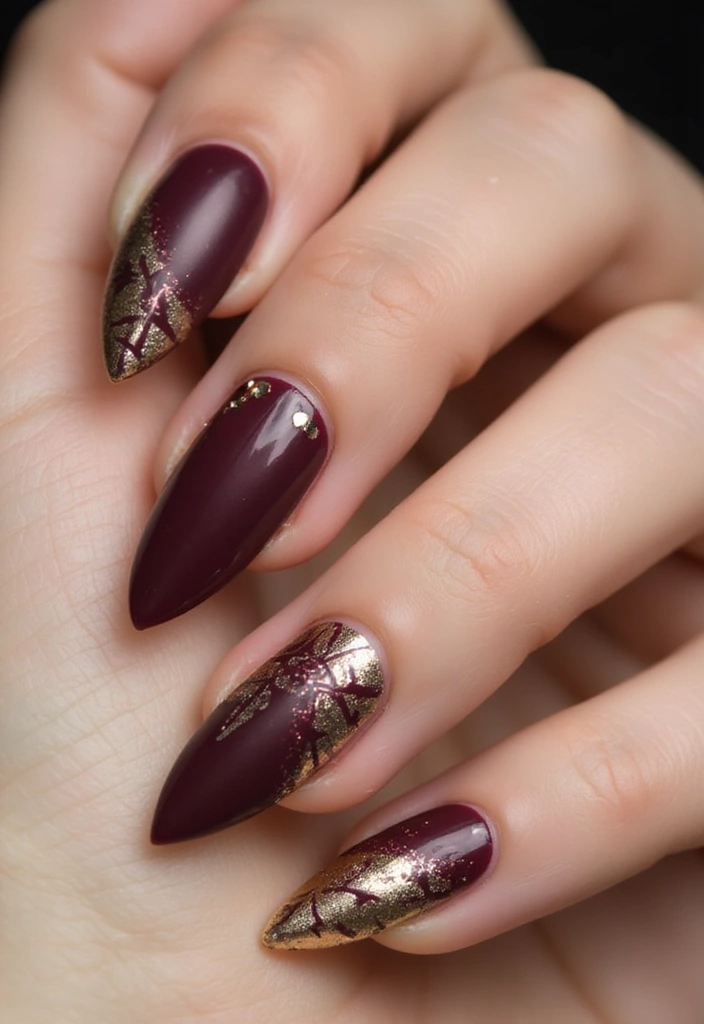 35 Sharp Stiletto Nail Ideas for Daring - 8. Textured Elegance
