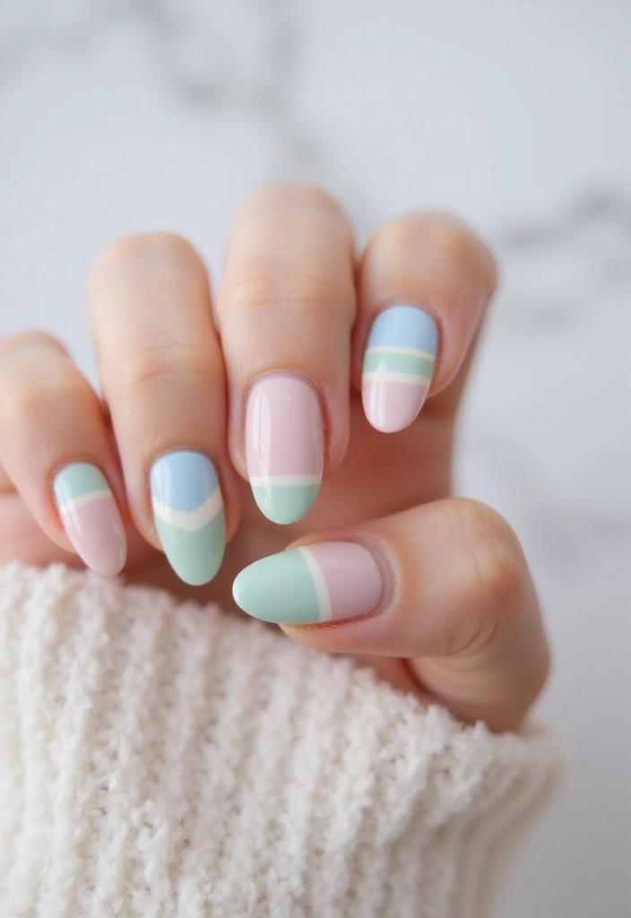 35 Simple Nail Design Ideas for Understated Elegance - 16. Simple Stripes