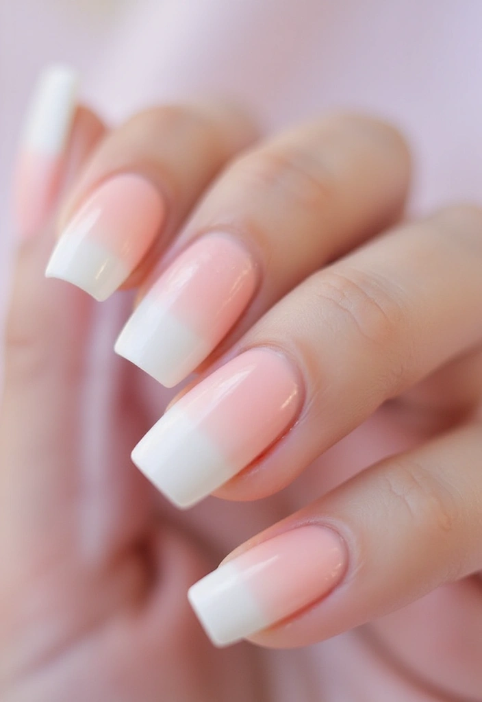 35 Simple Nail Design Ideas for Understated Elegance - 18. Soft Color Gradients