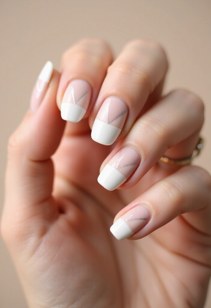 35 Simple Nail Design Ideas for Understated Elegance - 2. Negative Space Nail Art