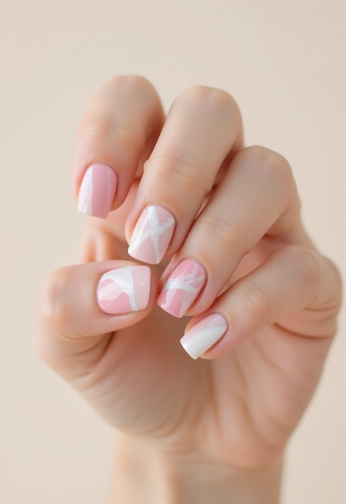 35 Simple Nail Design Ideas for Understated Elegance - 26. Clean Negative Space