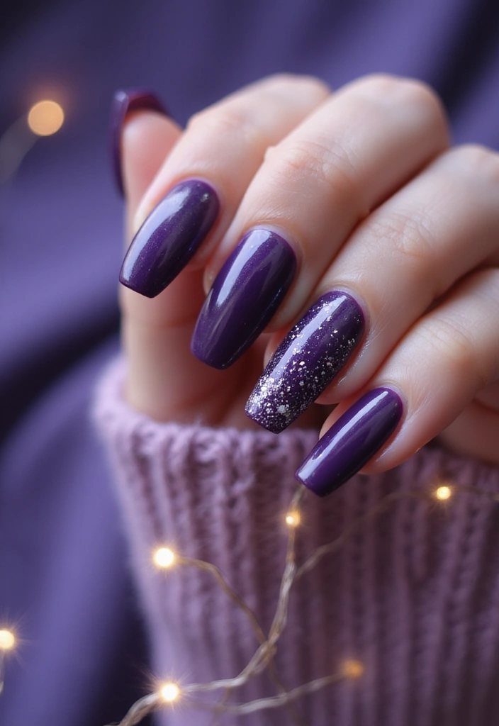 35 Trending Nail Color Ideas for Seasonal Show-Stopping Switches - 17. Twilight Purple