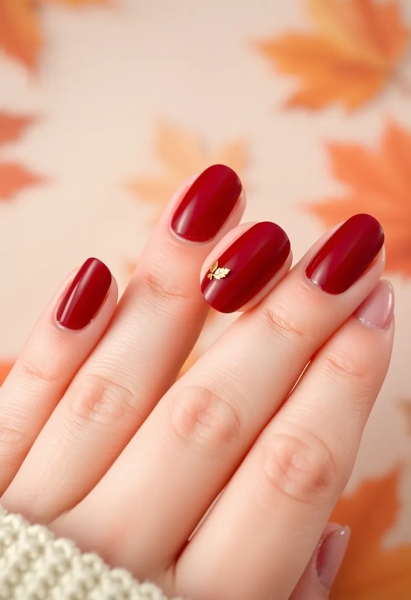 35 Trending Nail Color Ideas for Seasonal Show-Stopping Switches - 25. Cranberry