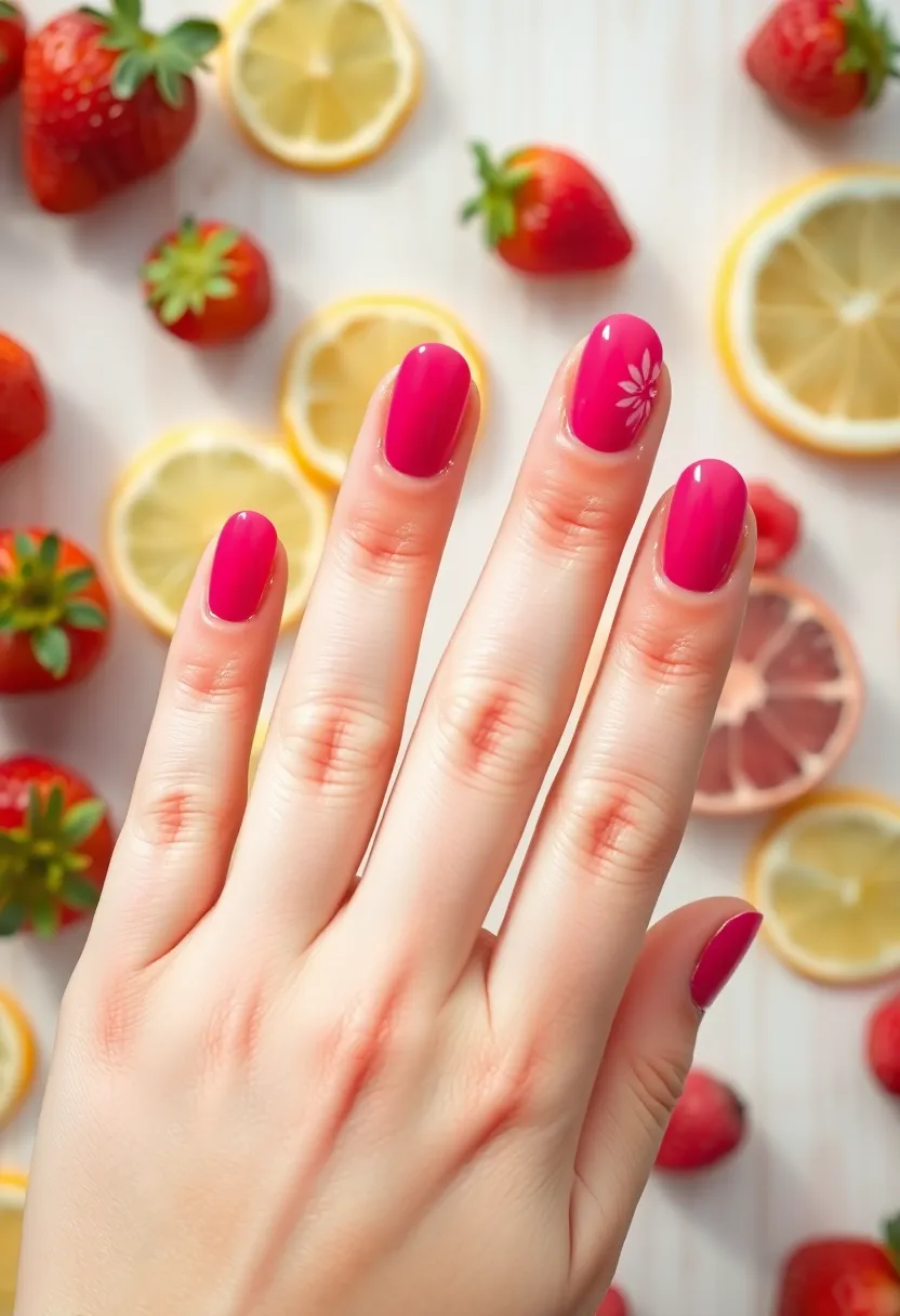 35 Trending Nail Color Ideas for Seasonal Show-Stopping Switches - 27. Raspberry Pink