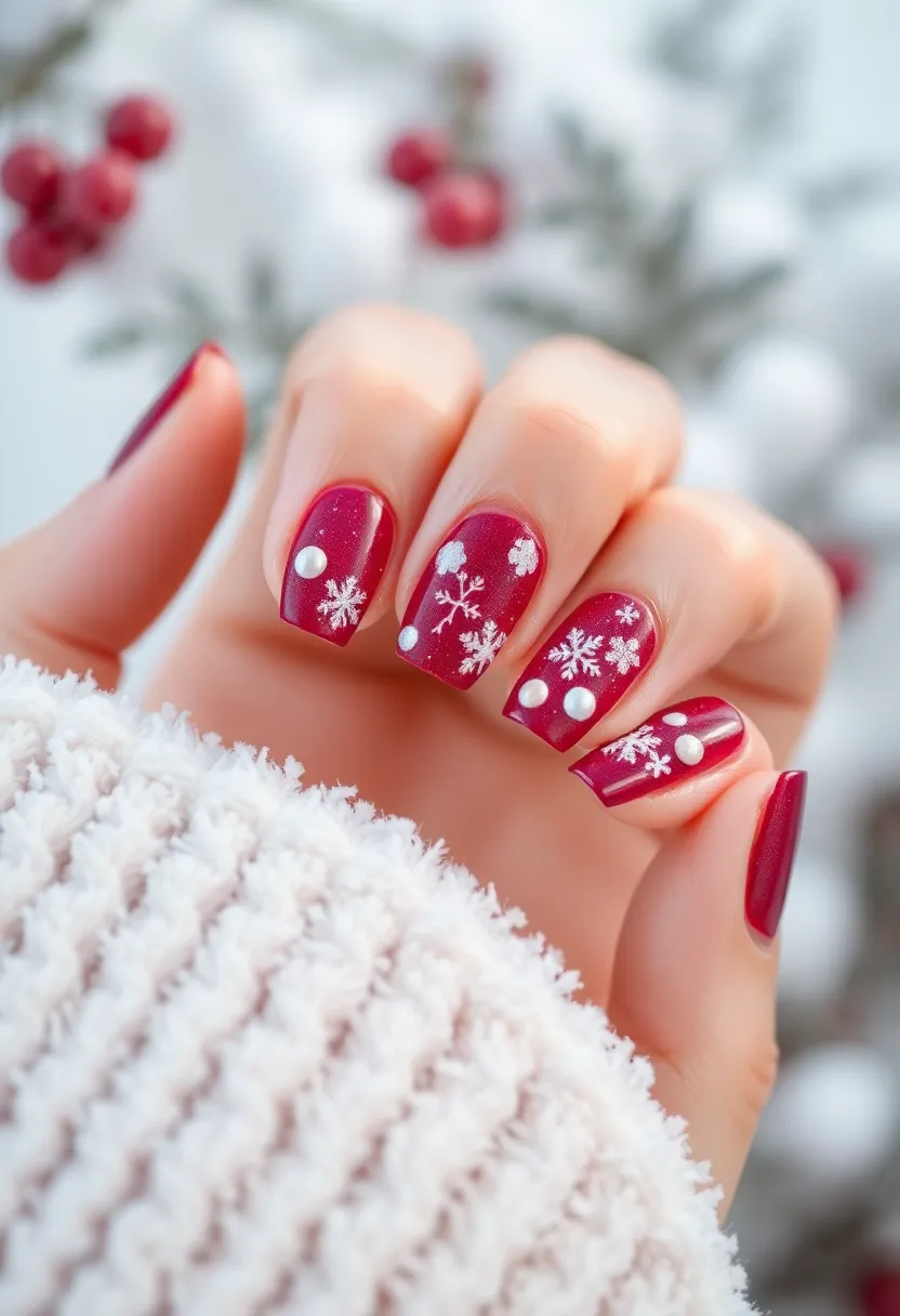 35 Trending Nail Color Ideas for Seasonal Show-Stopping Switches - 35. Frosted Berry