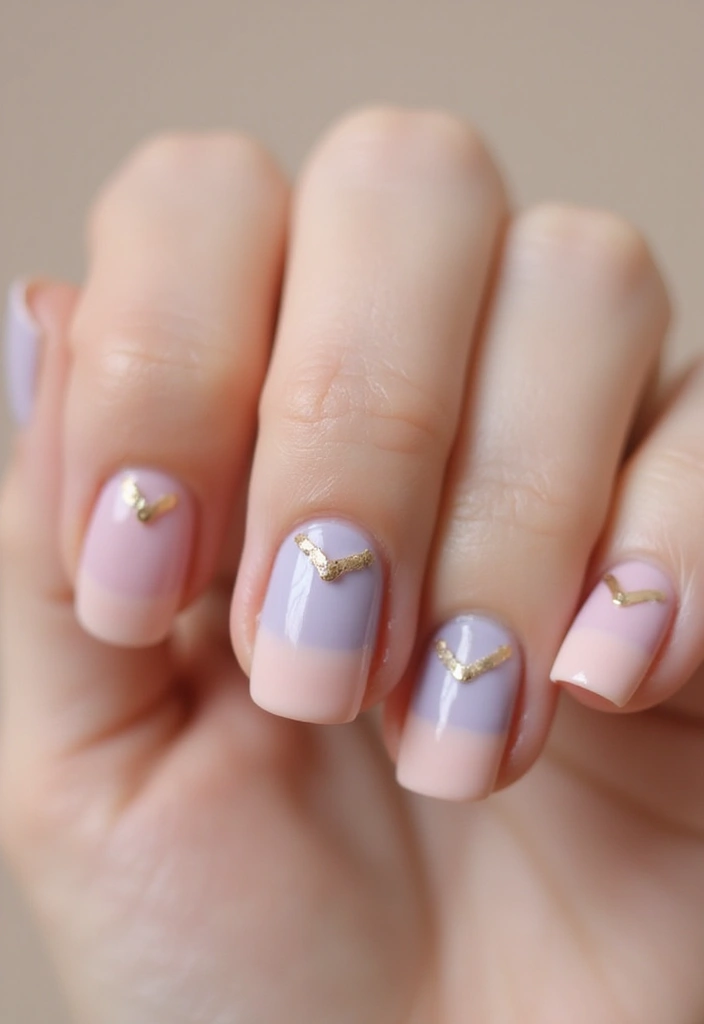 40 Charming Nails with Charms for Personalized Sparkling Magic - 39. Minimalist Elegance