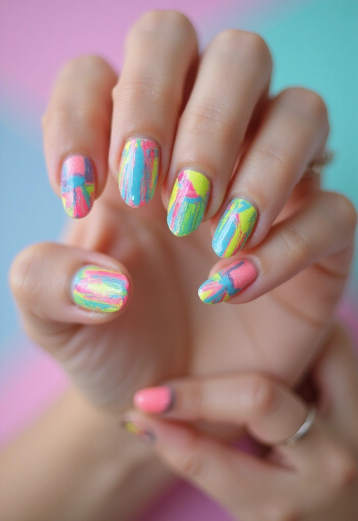 40 Creative Nail Pose Ideas for Instagram-Worthy - 12. The Fun Splits