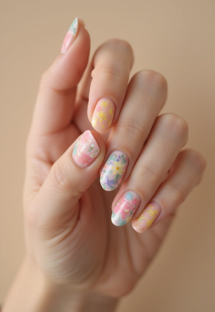 40 Creative Nail Pose Ideas for Instagram-Worthy - 20. The Joyful Clasp