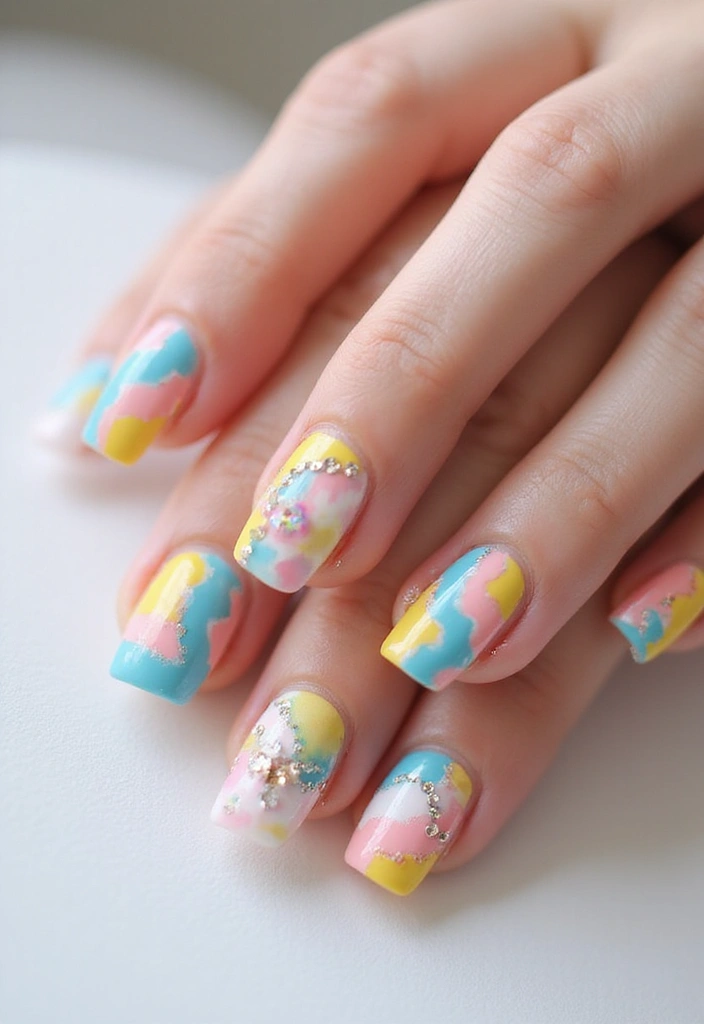 40 Creative Nail Pose Ideas for Instagram-Worthy - 36. The Simple Zigzag