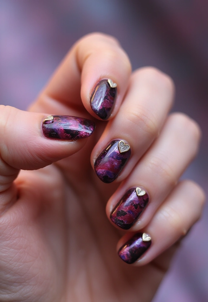 40 Cute Acrylic Nail Ideas for Adorable Hearts - 15. Love Potion