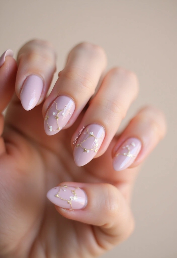 40 Cute Acrylic Nail Ideas for Adorable Hearts - 24. Heart Chains
