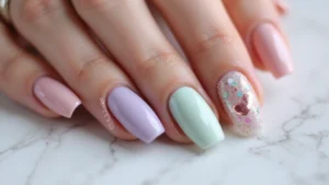 40 Cute Acrylic Nail Ideas for Adorable Hearts
