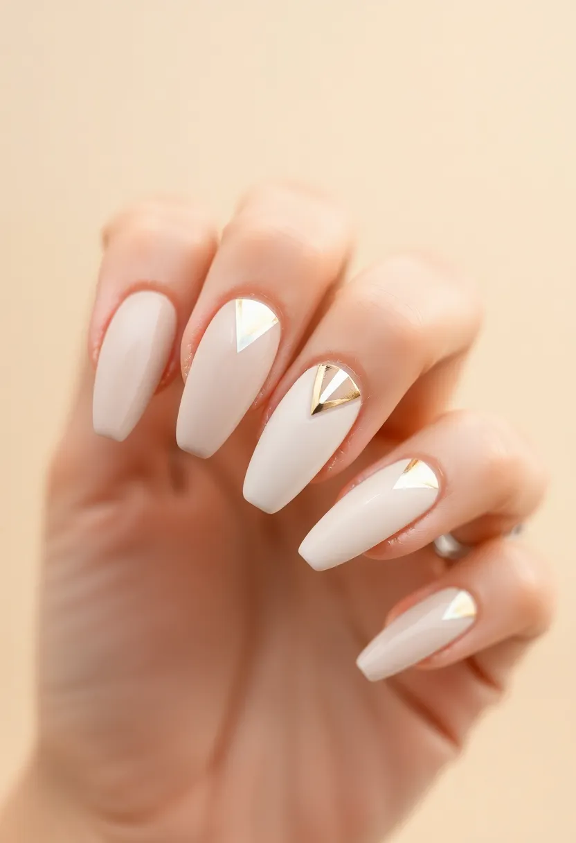 40 Dramatic Long Nail Ideas for Statement-Making - 40. Sophisticated Neutrals
